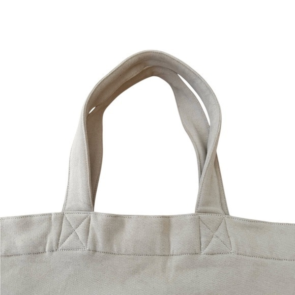 Yves Saint Laurent YSL 100% Cotton‎ Fleece Logo Shoulder Tote Bag - Picture 7 of 9